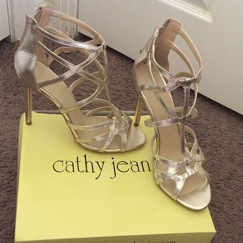 Gold heels